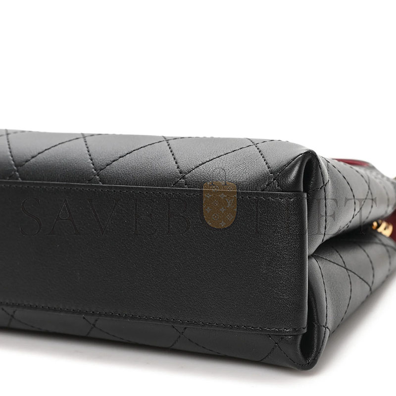 CHANEL MASTER CALFSKIN CHIC LADY SMALL SHOPPING TOTE (23*23*7cm) 